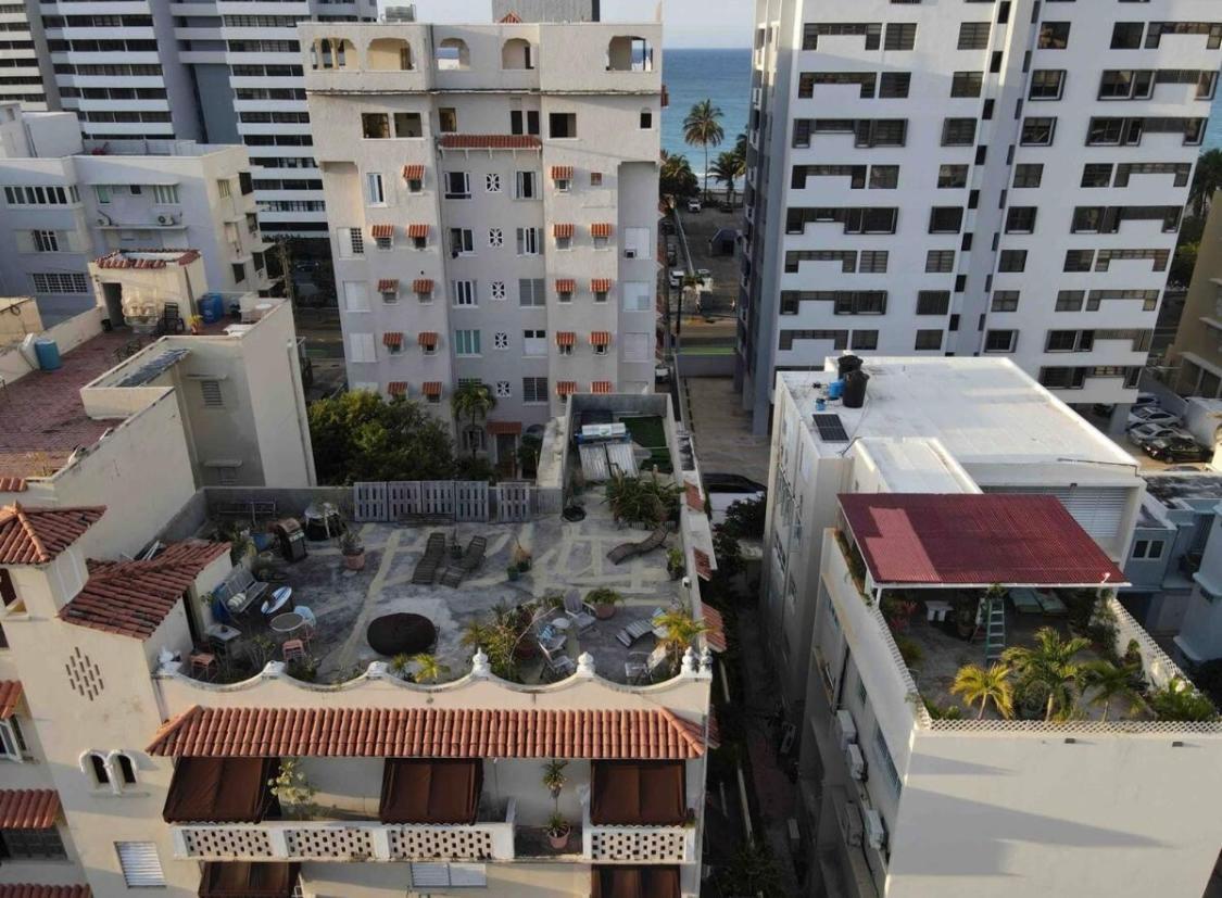 Fresh Tropical Colonial Style Walk-Up- Rooftop Terrace- Beach View San Juan Exterior foto
